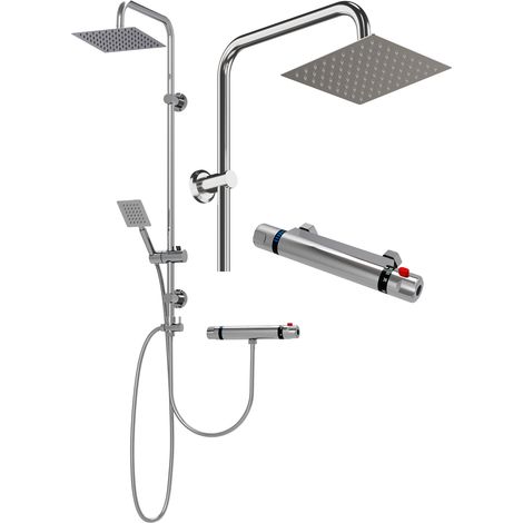 Ensemble de Douche Granitan Detti Mitigeur Thermostatique avec Douche de Pluie (1/5)