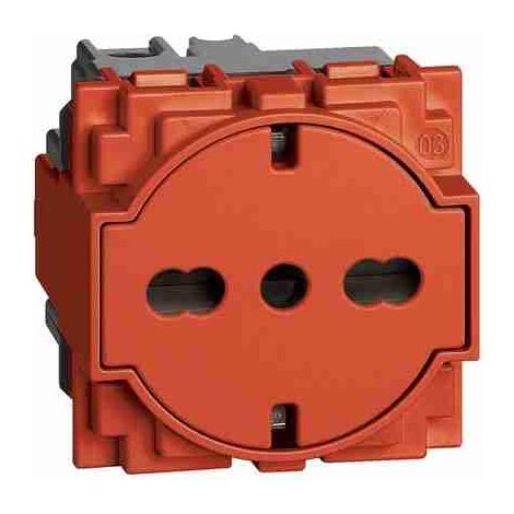 BTIKR4140A16F Standard-Italienische Steckdose P40 flach 2P+E 10/16 A