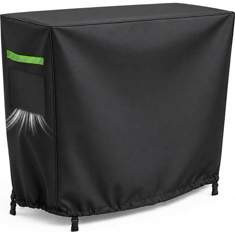 Protective Cover for Barbecue, Protective Cover for Barbecue 125 x 60 x 80 cm, Plancha Trolley Cover with Cord and Handle, for Trolley (Medium Size) (1/5)