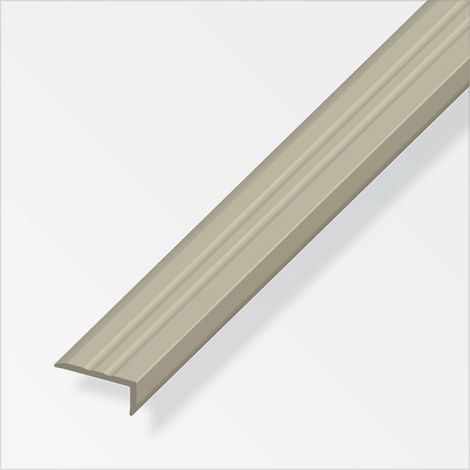 terminale 25x11 pvc beige-marrone - 1 metro.
