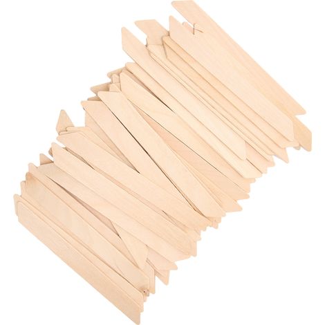 50 Spatules en Bois pour Épilation Cire Professionnelle - Visage, Corps, Jambes (1/5)