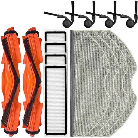 Pour Xiaomi aspirateur robot S40 / OV81 aspirateur brosse principale, brosse latérale, filtre HEPA et serpillière (1/5)
