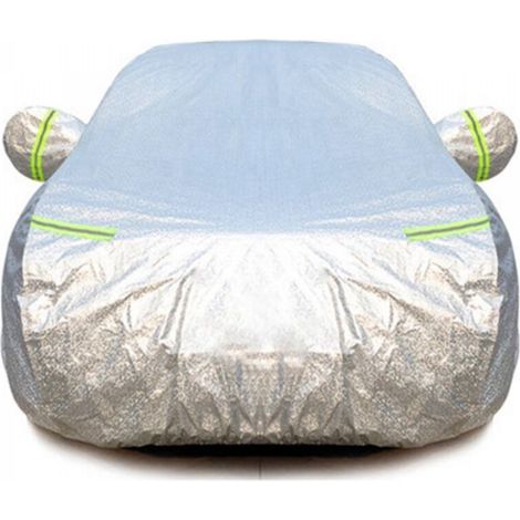 Bâche Voiture Exterieur SUV, Housse de Protection Voiture étanche Universelle Anti Grele Anti UV avec Fermeture éclair, 460 x 185 x 150cm(3L) (1/5)