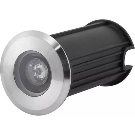 Faretto Led Luce Bianca Segnapassi Calpestabile 12 V 1 Watt Esterno Ip68 Es41 (1/4)