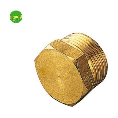 Tappo in ottone giallo tiemme maschio 3/8