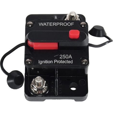 Disjoncteur Automatique Pour Circuit Automobile - 250 A - 12 V À 48 V - IP67 - Pour Winch Véhicule Spécial Bateau - 1 Pièce (1/5)