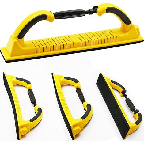 Verstellbares 70 x 400 mm Trockenschleifbrett mit manuellem Schieber zum Polieren, Schleifen, Autoschleifen, Spachteln und Verputzen (1/4)