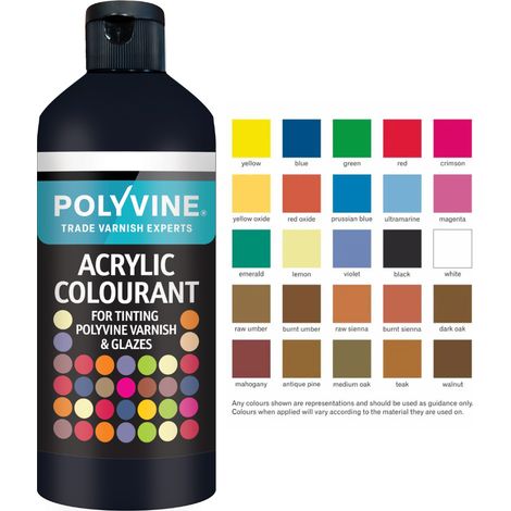 Polyvine - Universal Acrylic Colourant - 500 GRAMS - GREEN