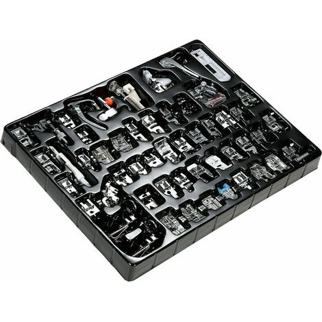 Professional Sewing Machine Presser Foot Set, 52 Pieces (1/4)