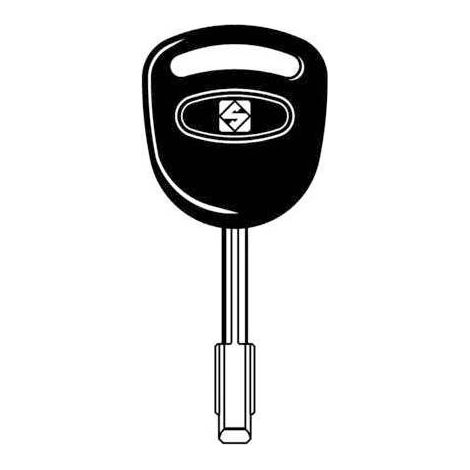 5 x SILCA FO21P CHIAVE AUTO TESTA PLASTICA ACCIAIO