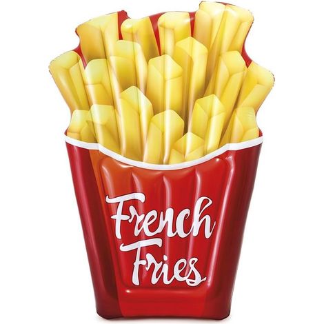 French Fries Cornet Mattress, 175 cm x 132 cm, Red