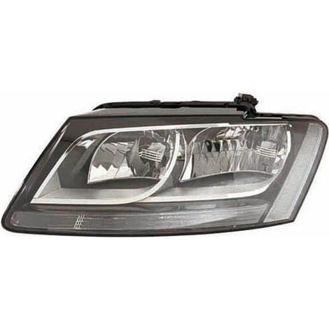 Phare avant gauche H7/H7 fond noir Audi Q5 1 phase 1 2008-2012