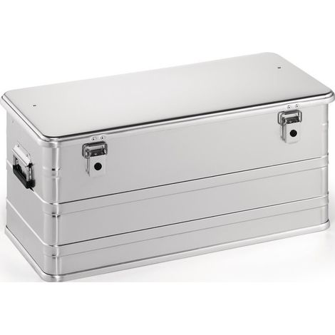 Scatola alluminio  L782xP385xH367mm  91l con  chiusure a  leva e  fori C91.