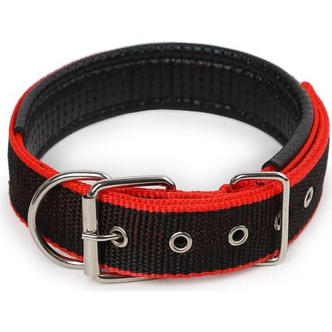 Collier souple et réglable pour chien avec boucle en métal multicolore - Collier souple et réglable pour chien avec boucle en métal multicolore (1/5)