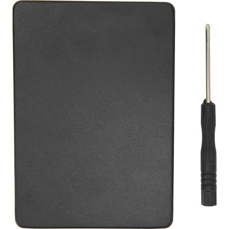 Boîtier SSD 2,5 pouces ultra-mince en alliage d'aluminium, adaptateur MSATA vers SATA III, boîtier pour disque dur SSD externe (1/5)