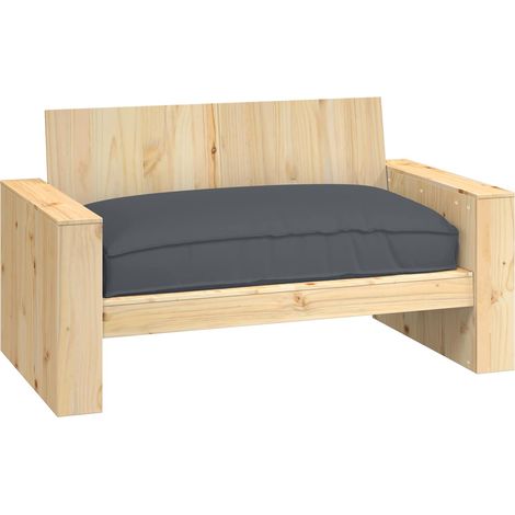 Maison Exclusive - Kissen Oxford-Stoff Anthrazit 120 x 80 x 12 cm (1/5)