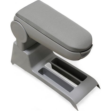 Mittelarmlehne VW Polo 9N 9N2 9N3 mit Staufach Textil Grau pro.tec