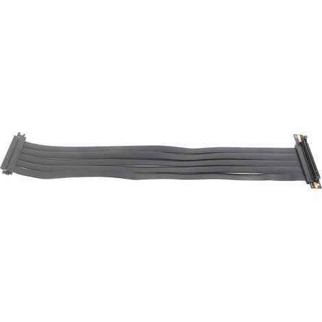 Rallonge GPU PCIE 4.0 X16 coudée à angle droit 64 Go/s blindée, câble d'extension Plug and Play pour RTX4090 RTX3090ti RTX3090 40 cm (1/5)