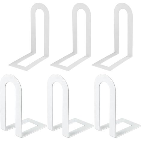 Set mit 6 stapelbaren und rutschfesten Regalböden, ideal zur Aufbewahrung von Schulmaterialien und Büchern (1/5)