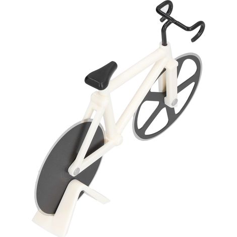 roulette à pizza en forme de vélo, roulette à pizza, outils de cuisson à double roue (1/5)