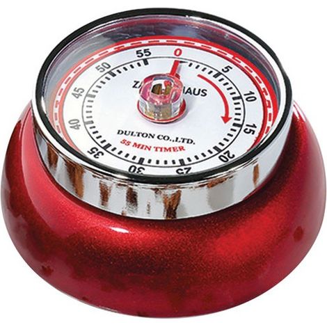 Zassenhaus Temporizador Magnético Rojo Metalizado Compacto (1/2)
