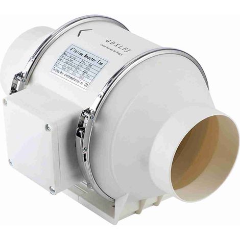 Extracteur d'air en ligne haute efficacité pour salle de bain et cuisine, 40 W (1/5)
