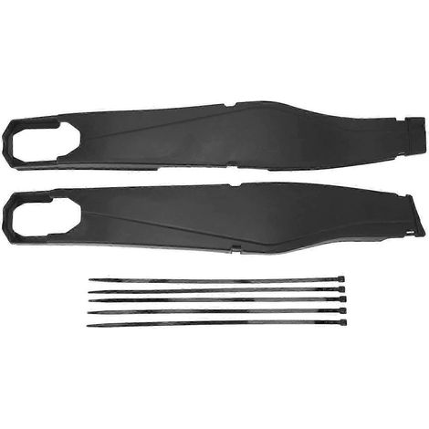 Une paire de protections de bras oscillant arrière, ambidextres, anti-poussière, compatibles avec EXC 125 200 250 300 350 400 450 500, finition noir mat. (1/5)