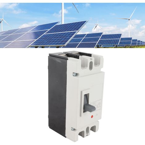 Interrupteur principal pour panneau solaire MCCB ZYM1PV-250 160A CC, disjoncteur moulé, interrupteur de protection de batterie 2P 1000V (1/5)