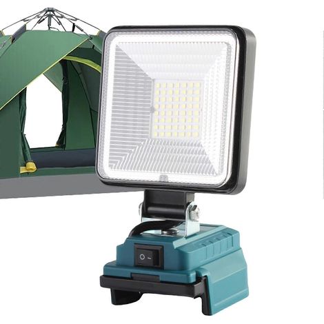 Lampe de travail LED rechargeable sans fil, lanterne compacte avec ports USB et Type-C, idéale pour le garage, les véhicules et le camping. (1/5)