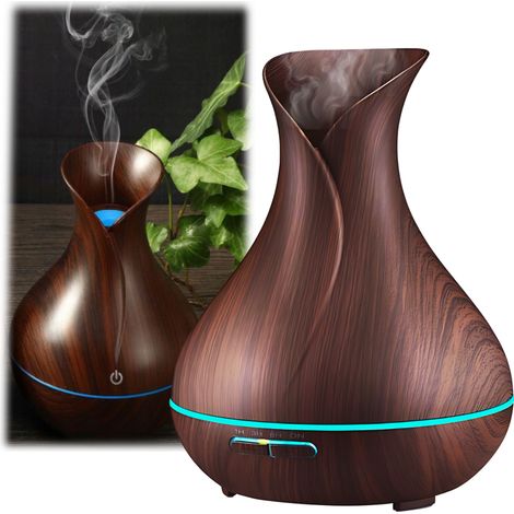Umidificatore d'aria, aromaterapia, diffusore, olio, lampada a LED, evaporativo (1/5)