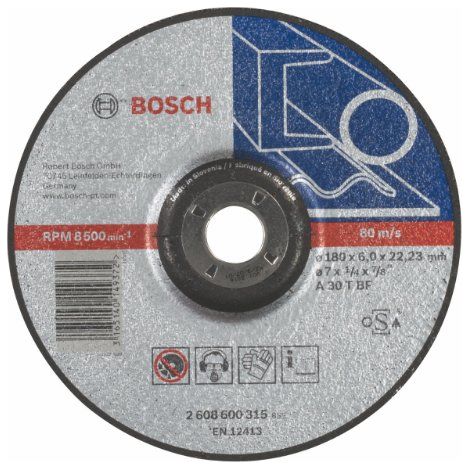 Bosch  PRO  Metal  disco  abrasivo  180  x  6  x  22,23  mm  -  2608600315