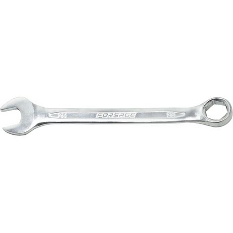 Clé hexagonale ouverte de 25 mm en acier au chrome-vanadium