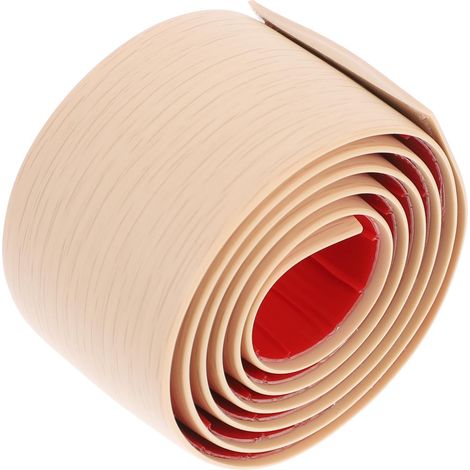 Bande de Transition en PVC Autocollante 1M pour Réparation de Fissures et Coins Abîmés, Moulure Flexible pour Sols, Adaptée aux Garçon et Filles et Personnes Âgées (1/5)