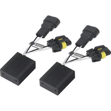 Kit d'accessoires C14 9006 comprenant un décodeur Canbus LED pour ampoule de phare et un suppresseur de défaut d'éclairage (1/4)