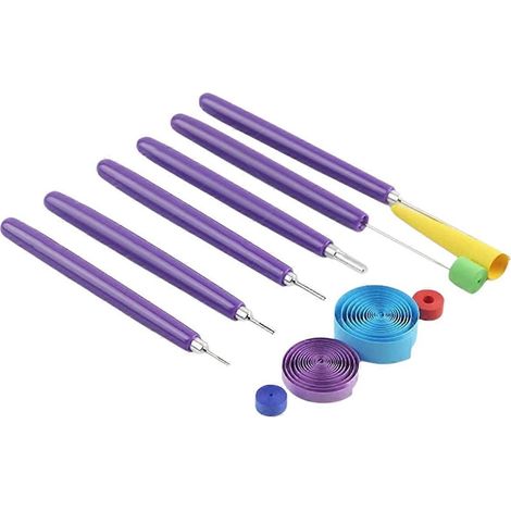Kit d'outils à fentes pour la technique du quilling en papier, outil pour la création de cartes en papier à faire soi-même.