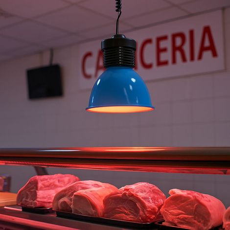 Campana LED 30W Especial Para Carnicerías - Azul