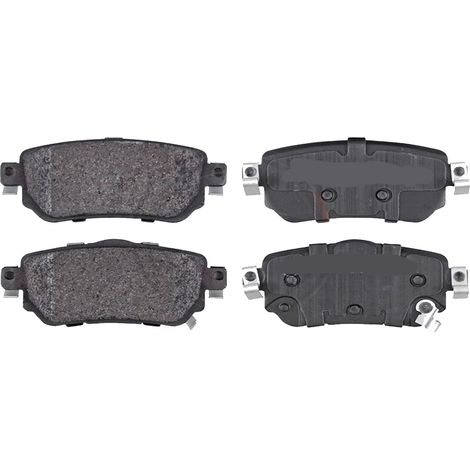 KIT PASTIGLIE FRENO POSTERIORI compatibile con RENAULT KADJAR (HA,HL) / PASTIGLIE FRENANTI AUTO OEM P 56 098, / SOSTITUZIONE DIRETTA / BASSA POLVERE / SILENZIOSO (1/4)