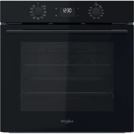 Whirlpool – Four chaleur tournante 71 L – OMK58CU1SB – 8 programmes cuisson – Nettoyage catalyse – Fermeture douce – Commandes électroniques (1/5)