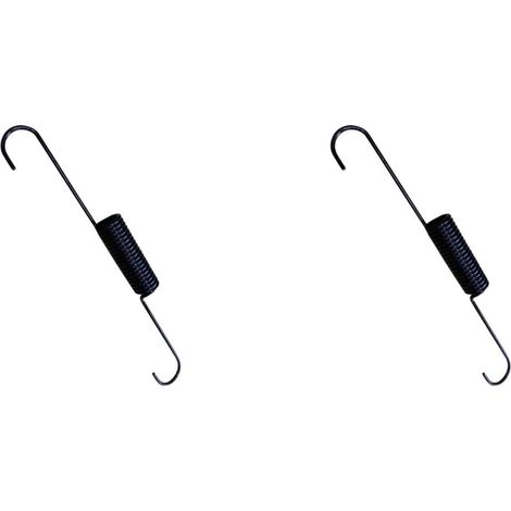 Ressort d'extension pour tondeuse à gazon pour motoculteur troy-bilt 732-04276A Double crochet Ressort de tension en acier Pièces de tracteur de jardin 2,5 mm x 18 mm OD (1/5)