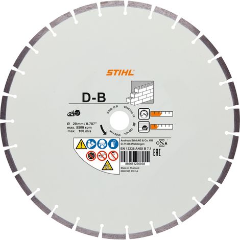 Disque à tronçonner diamanté Stihl 08350907050 230 mm