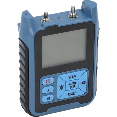 Photomètre optique 850-1650nm -70 à +10dBm avec localisateur de défaut visuel 10mW (1/5)
