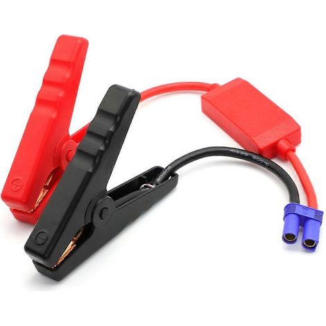 Câble de démarrage à pince crocodile avec connecteur EC5 pour accessoires de dépannage de voiture (1/5)