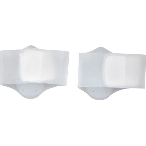 Semelles orthopédiques en silicone de soutien de la voûte plantaire, coussinets anti-douleur pour chaussures, blanches (1/5)