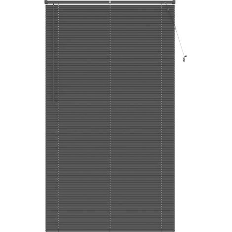 Maison Exclusive - Tenda Veneziana Grigio Argento 213 x 110 cm 25 mm PVC