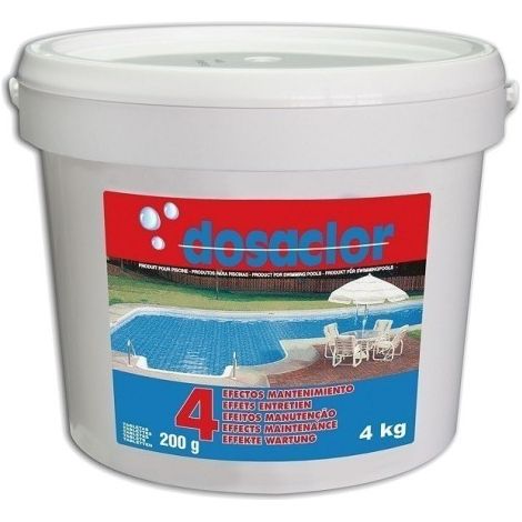 Cloro 4 Acciones Tabletas 200 Gr 4 Kg