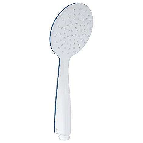 Gedy G-Tendence 06, Doccetta per Doccia 1 Getto, Soffione Doccia in ABS con Finitura Bianca, 5 Anni di Garanzia, Design R&S, Filtro Doccia antisabbia Incluso (1/4)