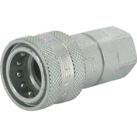 Acoplamiento r谩pido hembra 1/4" - 6,3 - 1/4" BSP FASTER NV14GASF (1/2)