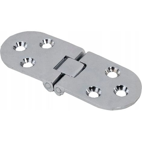 Bisagra para mesa plegable, cromada, 78 x 30 mm (1/2)
