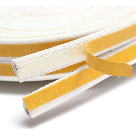 Bande de Joint P-Profil 2x6M Boudins de Portes Autocollant en Mousse Anticollision Joint Fenetre Isolation Bande de Joint d'étanchéité en Caoutchouc pour la Fenêtre/le Fond de la Porte Marron (1/5)