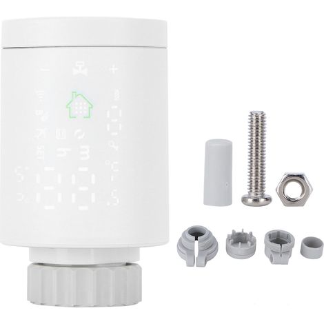 Ortviai Robinet thermostatique intelligent pour radiateur – RSH-RV01 – Contrôle via appli, compatible Zigbee 3.0 (1/5)